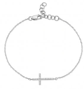 Cross Diamond Bracelet