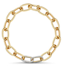 Load image into Gallery viewer, Double Diamond Link Diamond Bracelet

