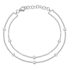 Load image into Gallery viewer, Double Diamonds by the Yard Bracelet
