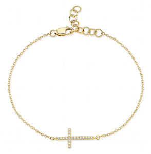 Cross Diamond Bracelet