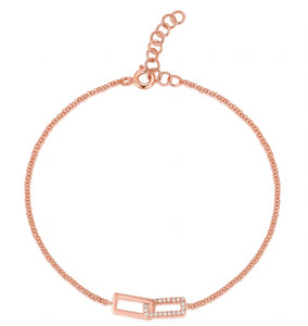 Interlocking Rectangle Bracelet