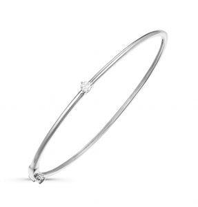 Solitare Diamond Bangle