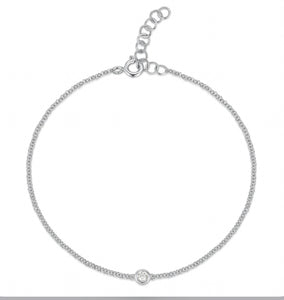Single Bezel Diamond Bracelet