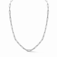 Load image into Gallery viewer, Three Diamond Station Link Necklace

