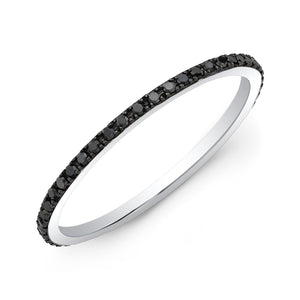 Black Pave Diamond Ring