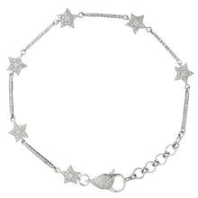Load image into Gallery viewer, Pave Diamond Star Bracelet
