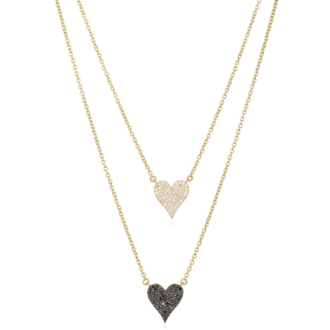 Small Reversible Heart Necklace