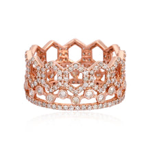 Load image into Gallery viewer, Geometric Pave Ring
