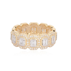 Baguette And Diamond Eternity Band