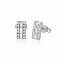 Load image into Gallery viewer, Mini Baguette Illusion Studs
