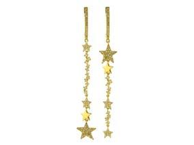 Multi Star Drop Earrings