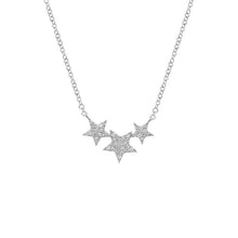 Load image into Gallery viewer, Triple Star Necklace
