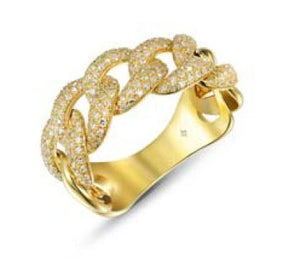 Diamond Link Ring