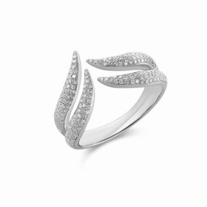 Double Row Claw Ring