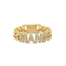 Load image into Gallery viewer, Cuban Chain Link Flex MAMA Ring

