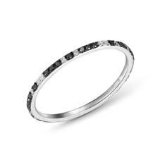 Black & Diamond Pave Ring