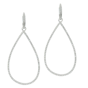 Open Teardrop Earrings