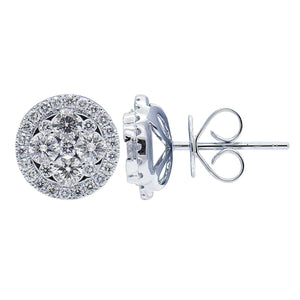 Diamond Round Studs